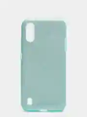 Бирюзовый чехол блестящий Samsung A01 / M01
