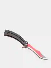 Белый нож деревянный бабочка 1.5 кс го / cs go