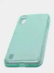 Бирюзовый чехол блестящий Samsung A01 / M01