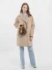 Коричневый женская круглая сумка