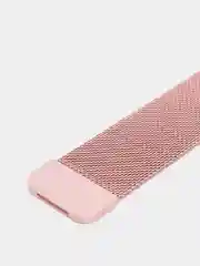 Розовый ремешок Apple Watch 38 /40 /41, 42 /44 /45 мм миланское плетение (миланская петля)