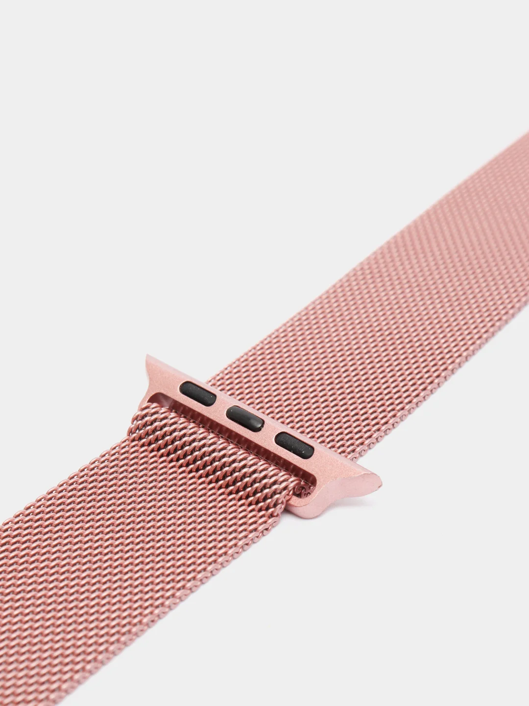 Розовый ремешок Apple Watch 38 /40 /41, 42 /44 /45 мм миланское плетение (миланская петля)