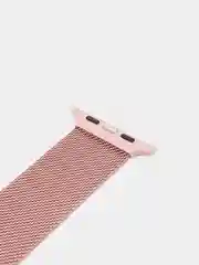 Розовый ремешок Apple Watch 38 /40 /41, 42 /44 /45 мм миланское плетение (миланская петля)