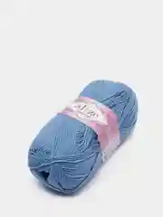 Небесно-голубой пряжа Alize Cotton Gold 55% Хлопок 45% Акрил 100г 330м Ализе Коттон Голд