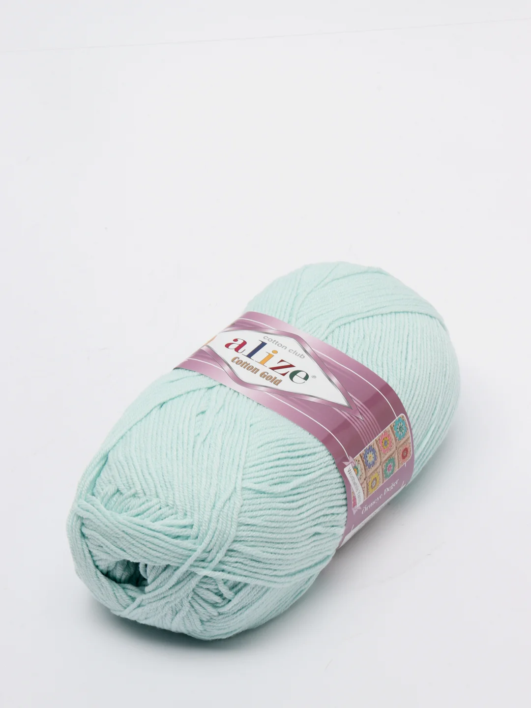 Ледяной пряжа Alize Cotton Gold 55% Хлопок 45% Акрил 100г 330м Ализе Коттон Голд
