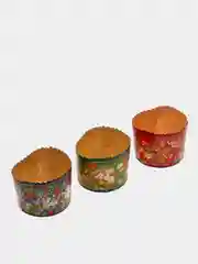 Белый формы для куличей "Пасха", бумажные