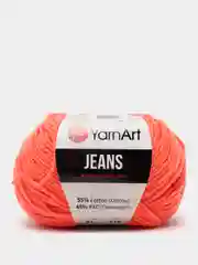 Коралловый пряжа YarnArt Jeans 55% Хлопок 45% Акрил 50г 160м ( Часть 2) Ярн Арт Джинс