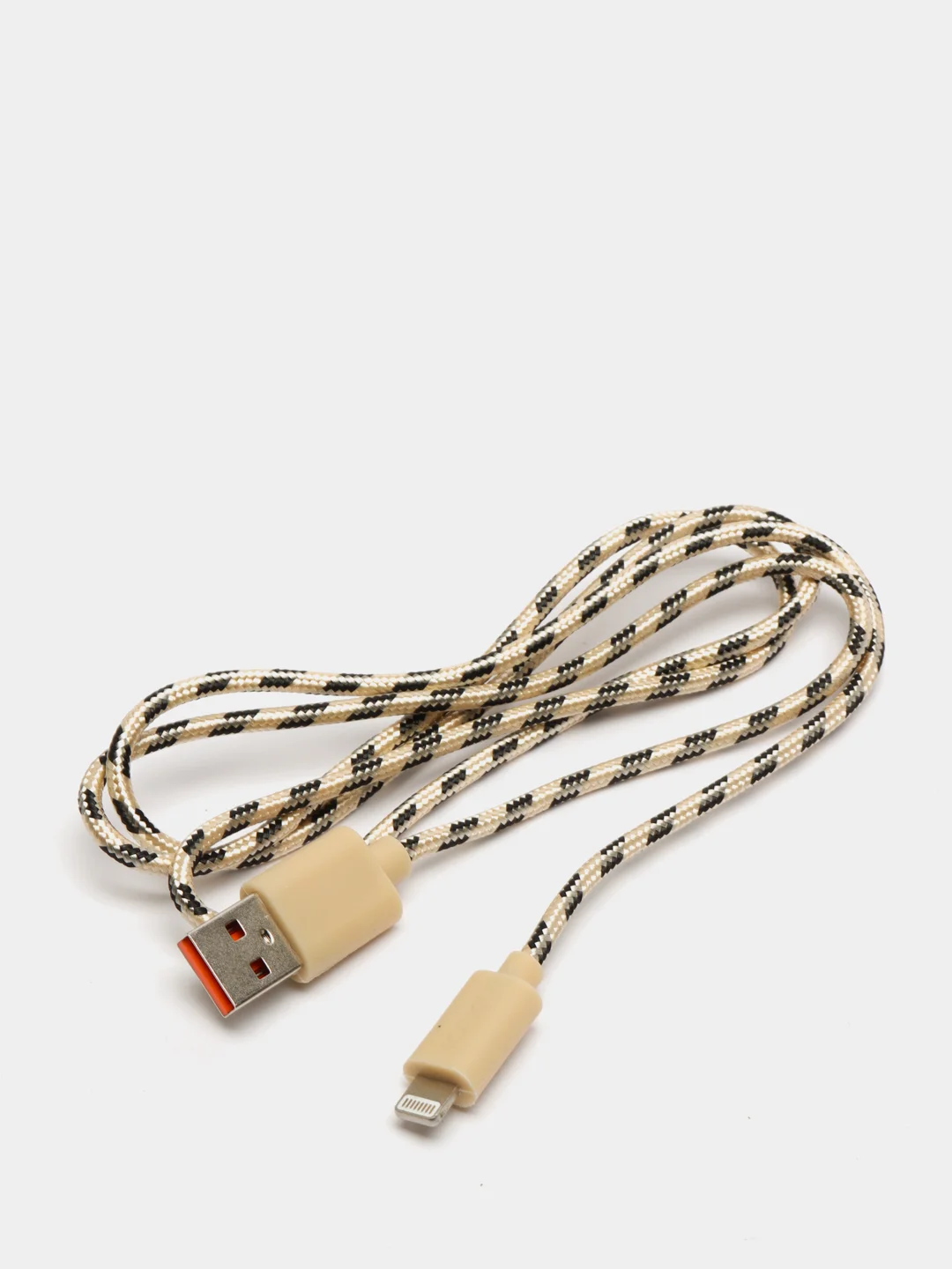 Золотой кабель зарядный Kaku KSP-106, 1 м, USB-TYPE-C, USB-Lightning