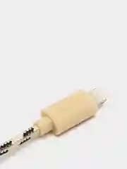 Золотой кабель зарядный Kaku KSP-106, 1 м, USB-TYPE-C, USB-Lightning