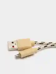 Золотой кабель зарядный Kaku KSP-106, 1 м, USB-TYPE-C, USB-Lightning