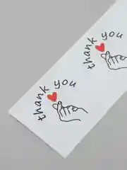Аметистовый набор наклеек для упаковки "Спасибо за заказ", "Thank you", 45 мм, 25, 45 штук