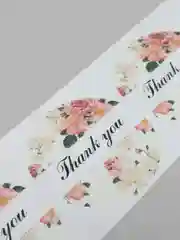 Вишнёвый набор наклеек для упаковки "Спасибо за заказ", "Thank you", 45 мм, 25, 45 штук