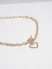 Золотой ожерелье НА ЦЕПОЧКЕ С СЕРДЕЧКОМ