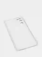 Тёмно-коричневый силиконовый чехол на Samsung Galaxy S20 FE / Самсунг S20 FE прозрачный, с рисунком