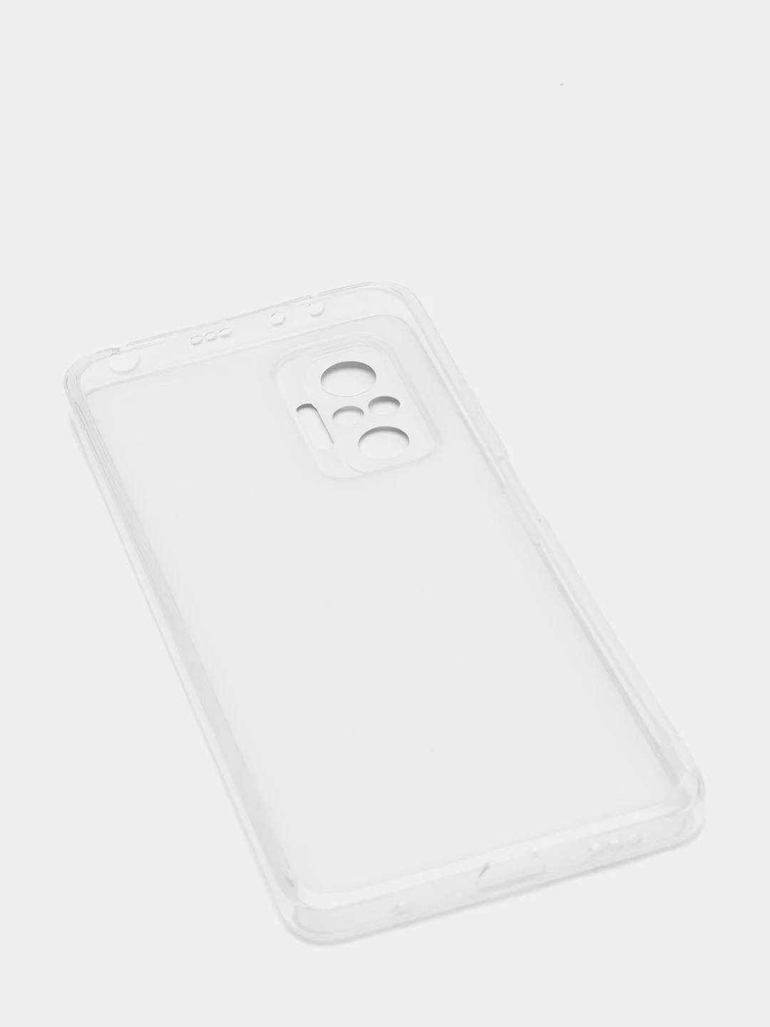 Серый чехол на Xiaomi Redmi Note 10 Pro / Сяоми Редми Нот 10 Про прозрачный, с рисунком