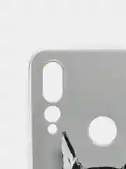 Серый чехол на Huawei Honor 9X Premium/Y9 Prime 2019 / Хонор 9X Премиум прозрачный, с рисунком