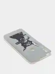 Серый чехол на Huawei Honor 9X Premium/Y9 Prime 2019 / Хонор 9X Премиум прозрачный, с рисунком