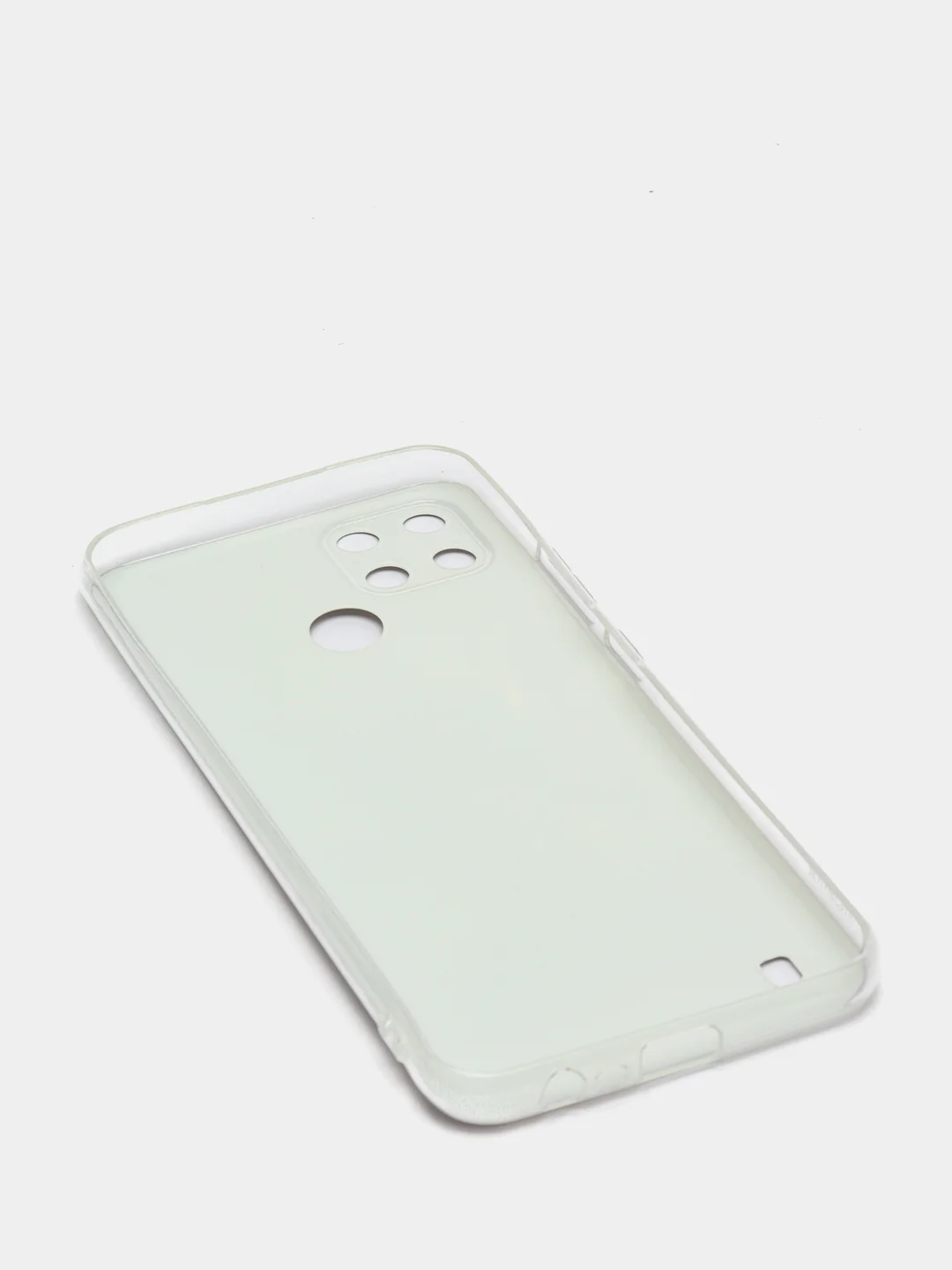 Серый силиконовый чехол на Oppo Realme C21Y/C25Y / Оппо Реалми C21Y/C25Y прозрачный, с рисунком