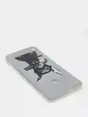 Серый силиконовый чехол на Oppo Realme C21Y/C25Y / Оппо Реалми C21Y/C25Y прозрачный, с рисунком