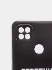 Тёмно-коричневый силиконовый чехол на Xiaomi Redmi 9C / Сяоми Редми 9С прозрачный с рисунком, защита камеры