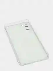 Хром силиконовый чехол на Samsung Galaxy S20 FE / Самсунг S20 FE прозрачный, с рисунком
