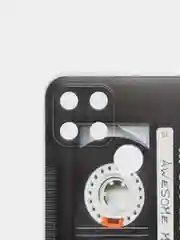 Хром силиконовый чехол на Oppo Realme C21Y/C25Y / Оппо Реалми C21Y/C25Y прозрачный, с рисунком