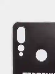 Тёмно-коричневый чехол на Huawei Honor 9X Premium/Y9 Prime 2019 / Хонор 9X Премиум прозрачный, с рисунком