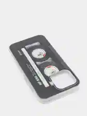 Хром силиконовый чехол на iPhone 13 Pro/Айфон 13 Pro прозрачный, с рисунком, защита камеры