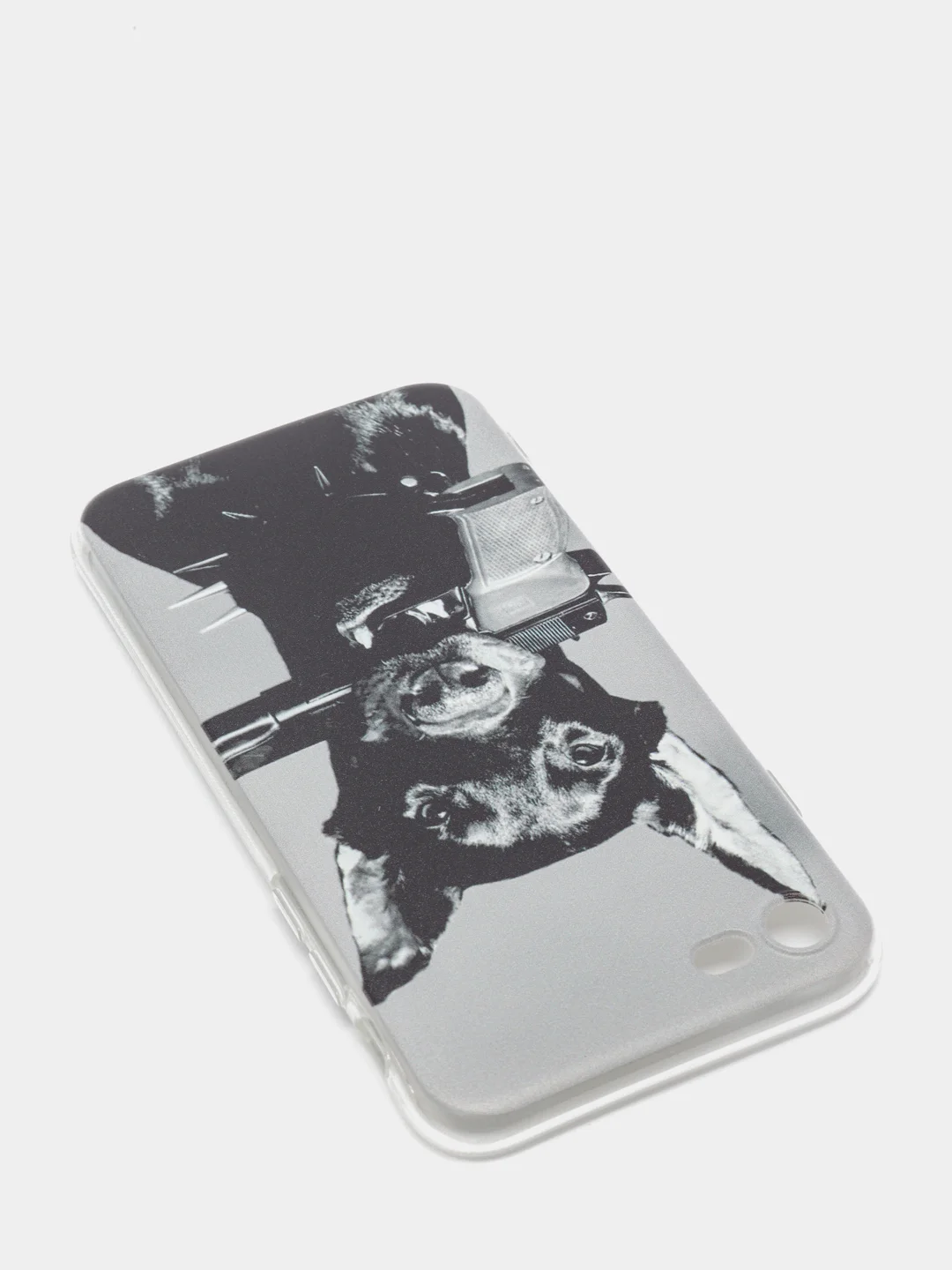 Серый силиконовый чехол на Apple iPhone 7/8/SE 2020/SE 2022 / Айфон 7/8 прозрачный, с рисунком