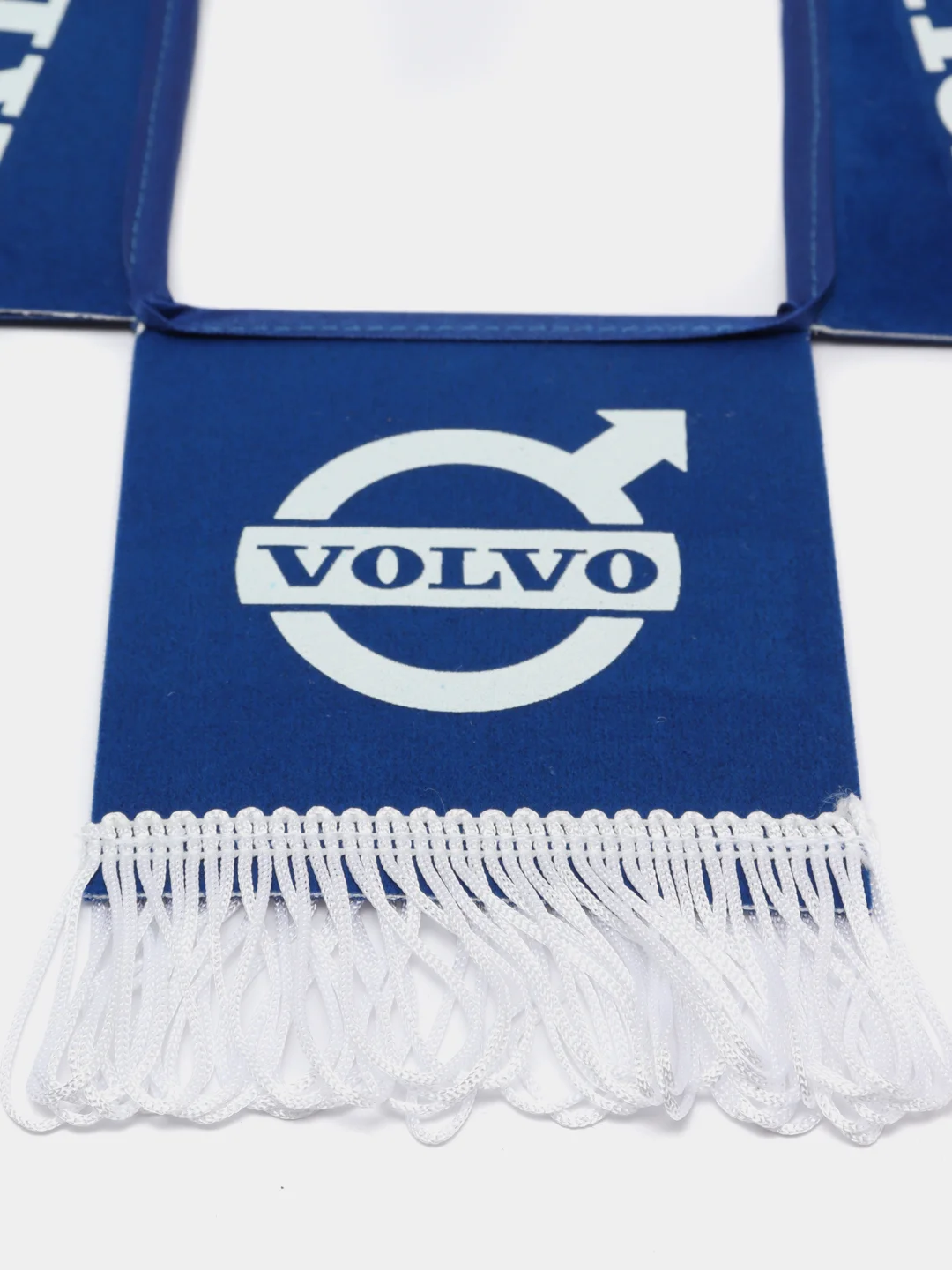 Синий вымпел "VOLVO. СПАСИ И СОХРАНИ", 47х12 см
