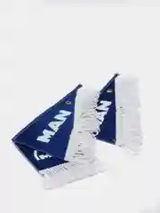 Синий вымпел "МАN", "Спаси и сохрани", 47 х 12 см