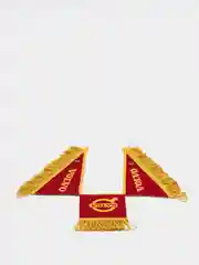 Красный вымпел "VOLVO. СПАСИ И СОХРАНИ", 47х12 см