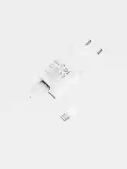 Белый сетевое зарядное устройство для micro-USB, 1USB, 1A, Borofone BA19A, компактная зарядка