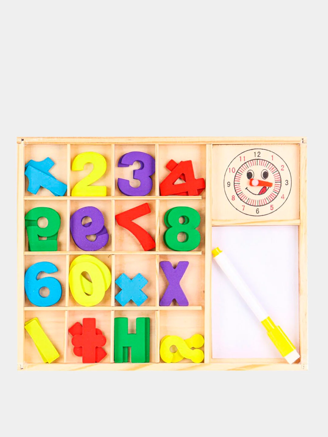 Деревянная игрушка Счеты, обучающий набор для детей