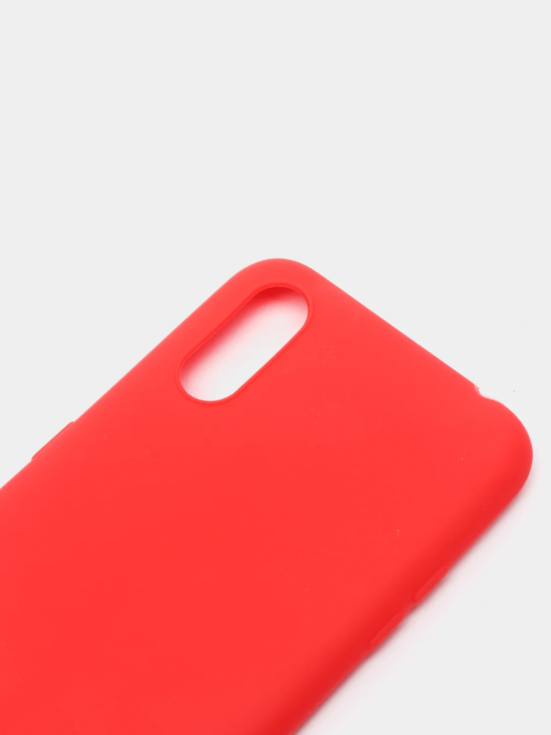 Красный чехол Samsung Galaxy A01 / M01 / Самсунг Галакси А01 / М01 силиконовый цветной матовый