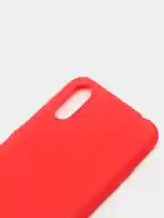 Красный чехол Samsung Galaxy A01 / M01 / Самсунг Галакси А01 / М01 силиконовый цветной матовый