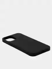 Силиконовый чёрный матовый чехол iPhone 12 Mini, iPhone 12, 12 Pro, iPhone 12 Pro Max