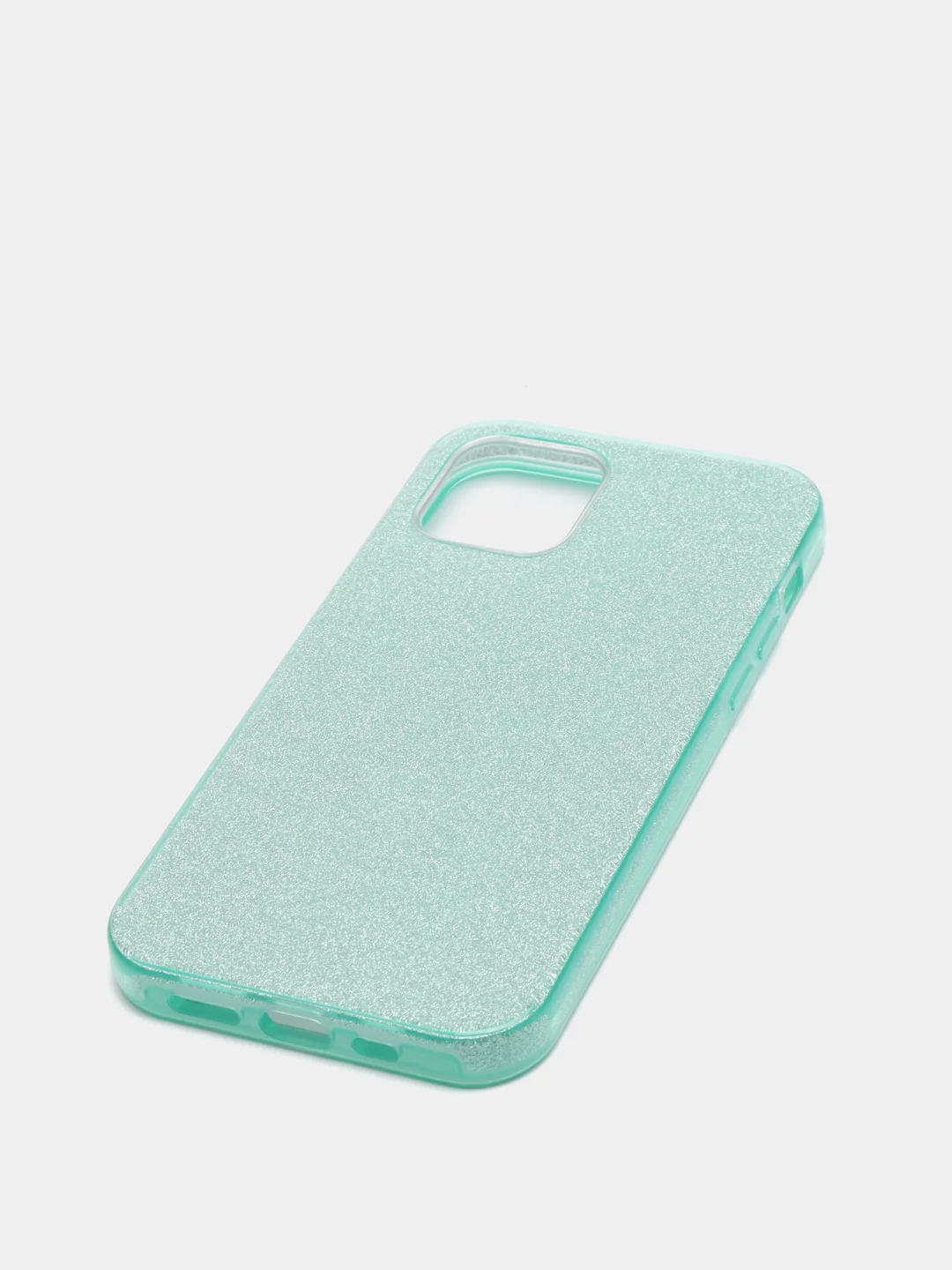 Бирюзовый чехол блестящий iPhone 12 Mini