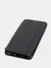 Угольный чехол книжка HUAWEI P30 LITE, HONOR 20 LITE, HONOR 20S