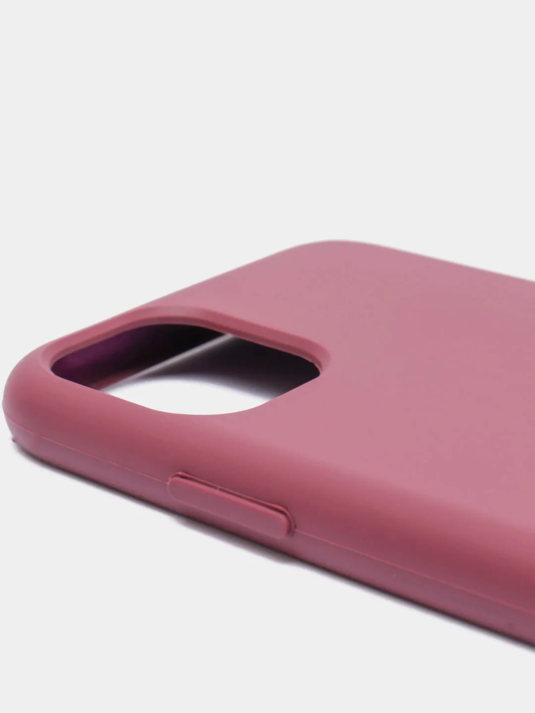 Багровый чехол Silicone Case для iPhone 11 с закрытым низом