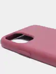 Багровый чехол Silicone Case для iPhone 11 с закрытым низом