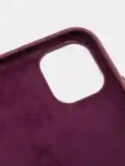 Багровый чехол Silicone Case для iPhone 11 с закрытым низом