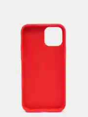 Красный чехол Silicone Case для iPhone 12 / iPhone 12 Pro, закрытый низ