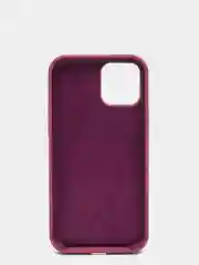 Багровый чехол Silicone Case для iPhone 12 / iPhone 12 Pro, закрытый низ