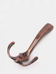 Медный вешалка настенная мебельная с 3 крючками