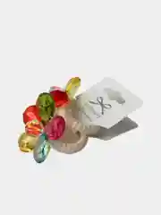 Белый резинки для волос с цветами - кристаллами/Аксесуары для волос для девочек
