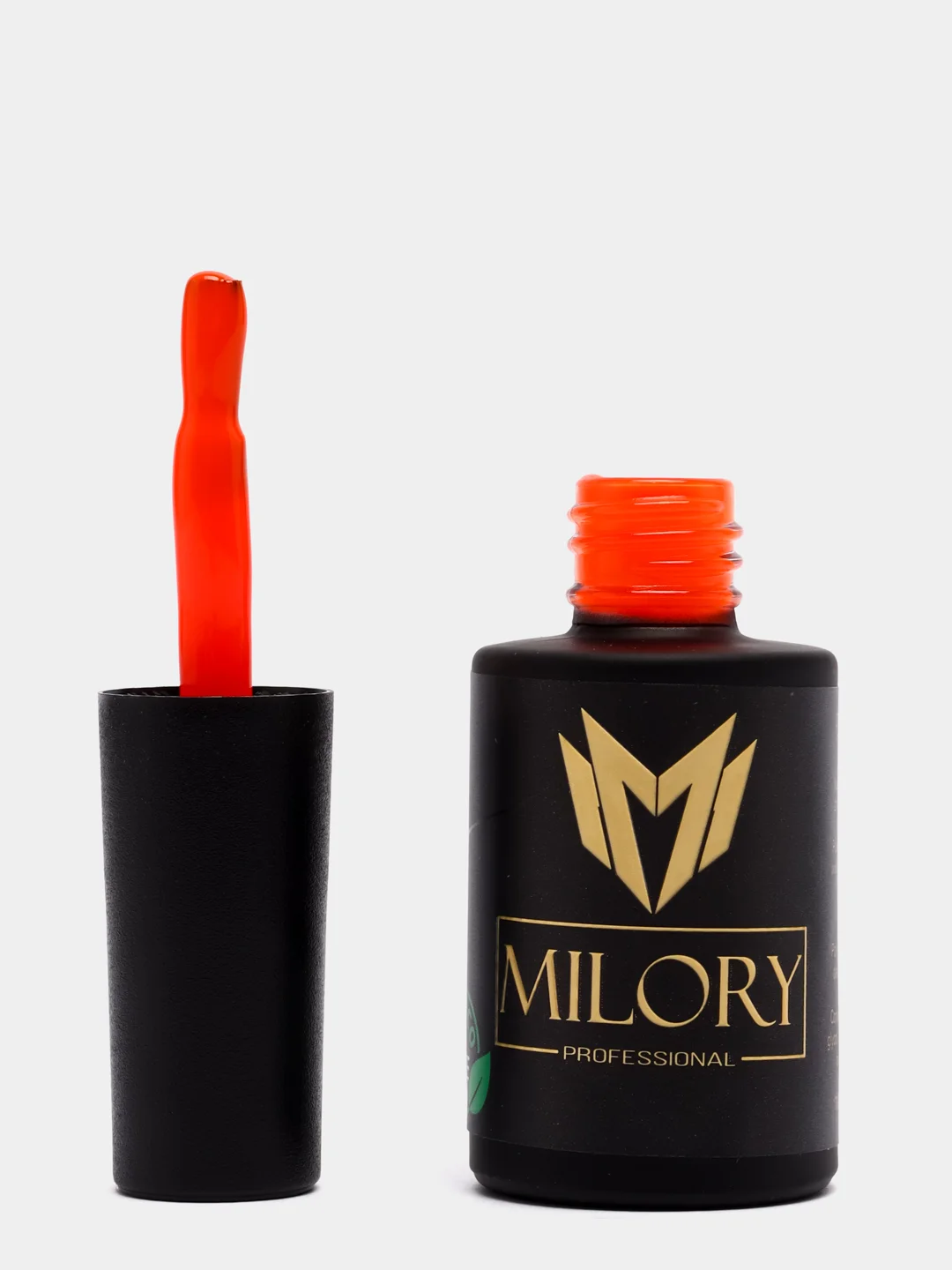 Оранжевый milory, гель-лак Neon Collection № 02, 10 г, Арт.:MLGN2