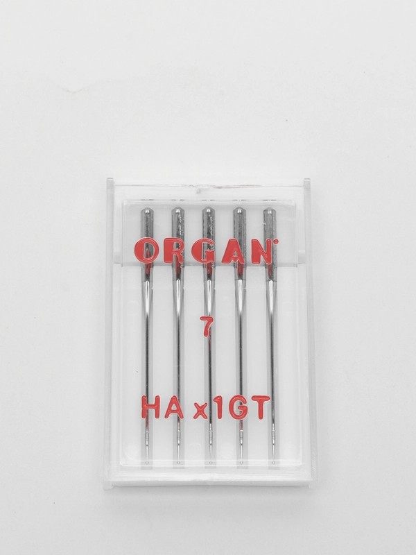 Иглы для швейных машин ORGAN Креп, Шелк, №55, 5 штук в пенале