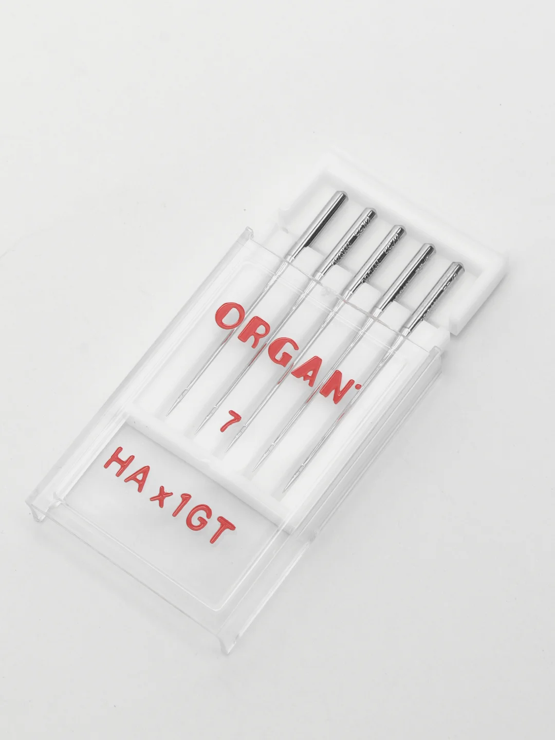Иглы для швейных машин ORGAN Креп, Шелк, №55, 5 штук в пенале