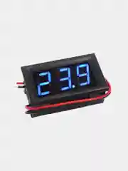 Голубой вольтметр постоянного тока двухпроводной DC 4.5V-30.0V